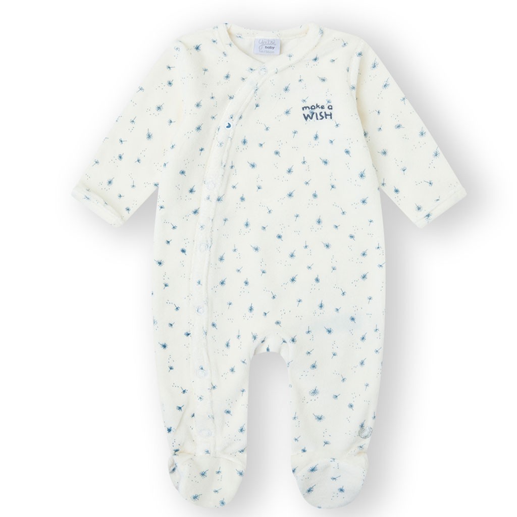 Pijama tundosado bebé abieto delante