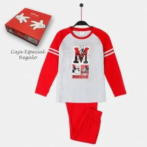 Pijama ni&ntilde;o algod&oacute;n Mickey