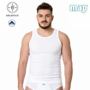 Camiseta algod&oacute;n bi-el&aacute;stico tirante sport 