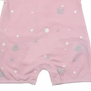 Pelele beb&eacute; manga corta estampado