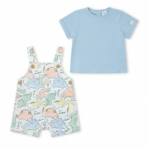 Conjunto beb&eacute; algod&oacute;n peto y camiseta