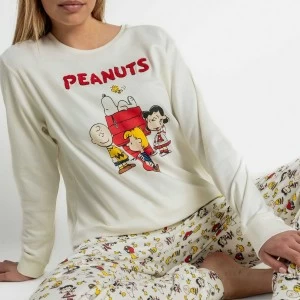 Pijama largo mujer dise&ntilde;o Snoopy