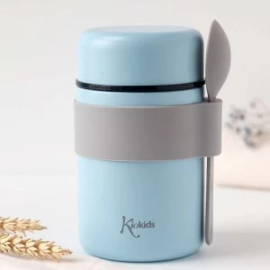 Termo papillero bebe con cuchara colecci&oacute;n celeste