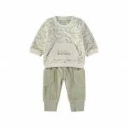 Conjunto dos piezas beb&eacute; estampado dinosaurios