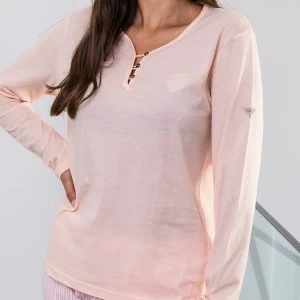 Pijama mujer algod&oacute;n manga larga