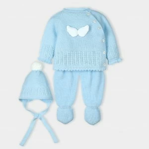 Conjunto beb&eacute; tres piezas punto