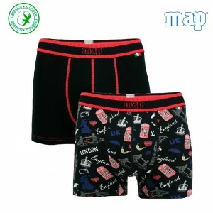 B&oacute;xer hombre algod&oacute;n elastano pack x2