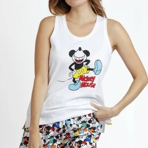 Pijama mujer tirantes dibujo Mickey Mouse