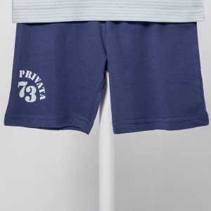 Pijama infantil manga corta algodon.