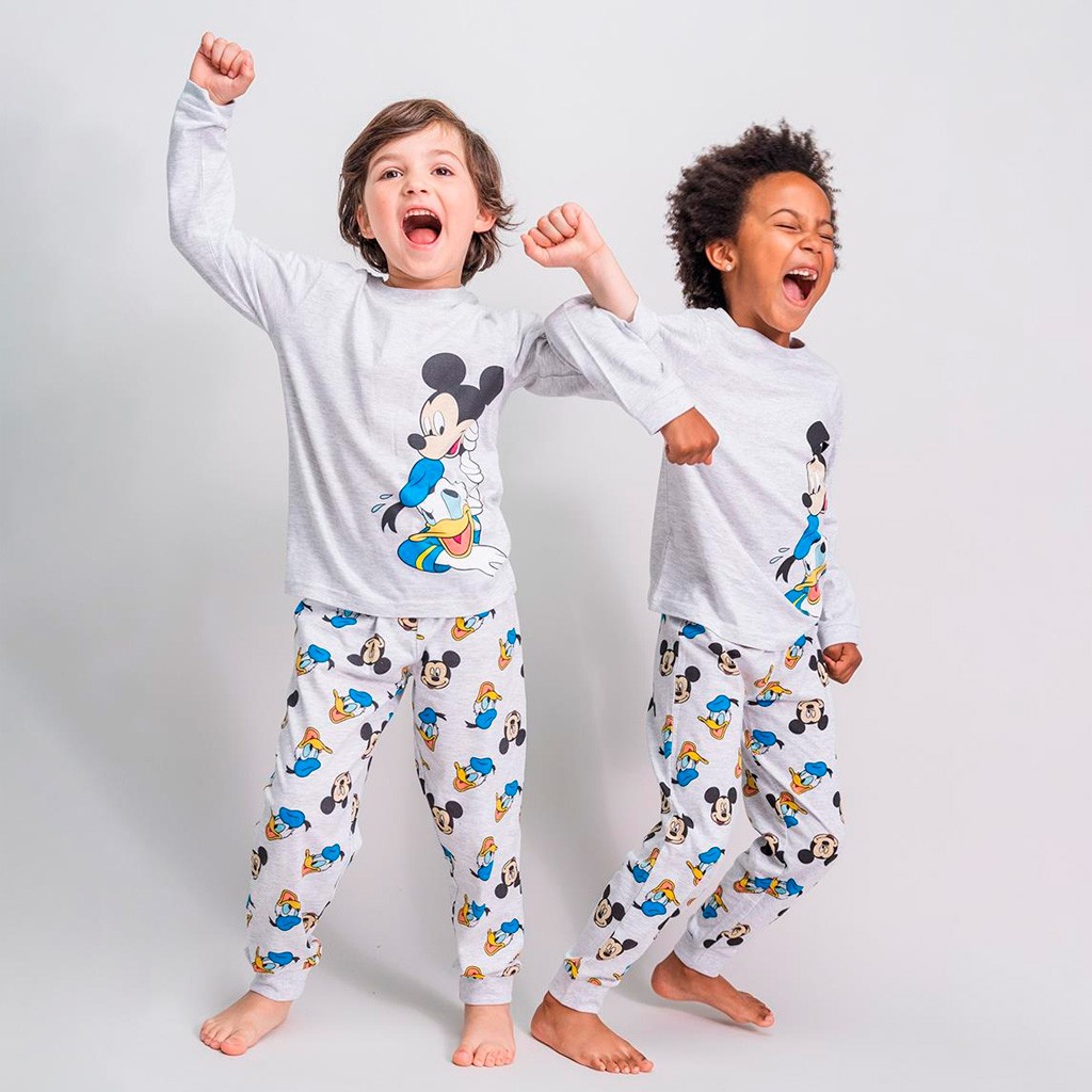 Pijama niño algodón manga larga Mickey