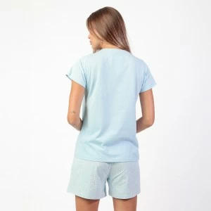Pijama corto mujer algod&oacute;n estampado