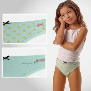Braga ni&ntilde;a pack x2 estampada algod&oacute;n