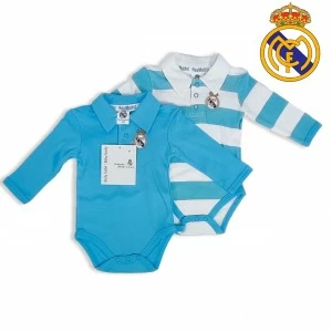 Body bebe pack 2 manga larga cuello polo