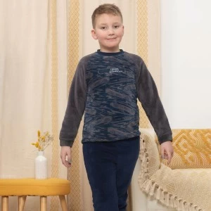 Pijama ni&ntilde;o tejido peluche 