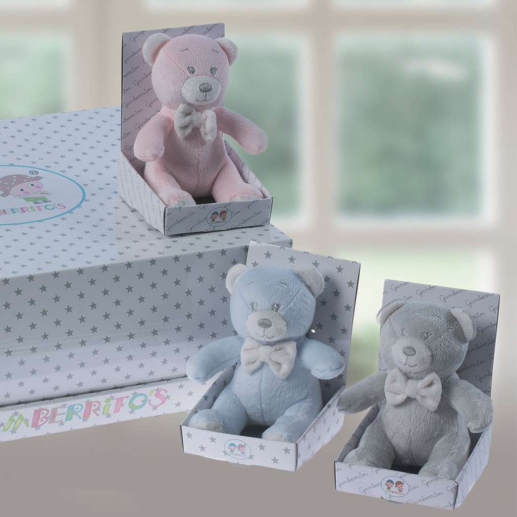 Dudú bebé oso dormilón en caja regalo GAMBERRITOS – VERMONT SECRET