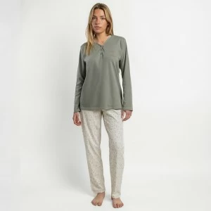 Pijama mujer algod&oacute;n estampado ovejitas