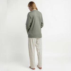 Pijama mujer algod&oacute;n estampado ovejitas