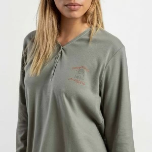 Pijama mujer algod&oacute;n estampado ovejitas