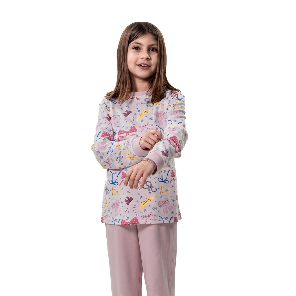 Pijama juvenil estampado tejido algodón