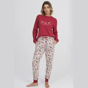 Pijama algod&oacute;n mujer estampado