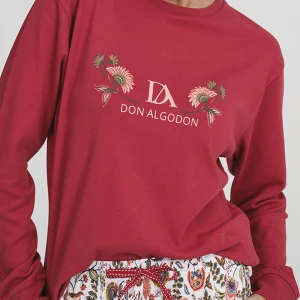 Pijama algod&oacute;n mujer estampado