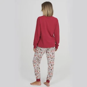 Pijama algod&oacute;n mujer estampado