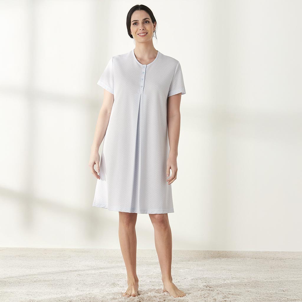 Camisón largo mujer manga corta