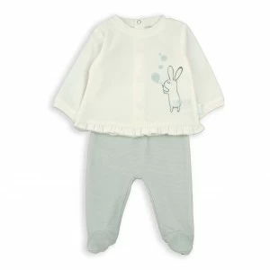 Pijama bebe camiseta y polaina tundosado