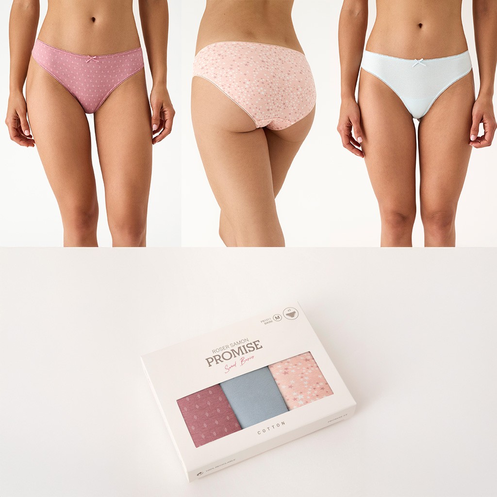 Braga bikini fantasia algod&oacute;n pack x3 Expo 12