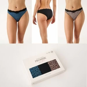 Braga bikini fantasia algod&oacute;n pack x3 Expo 12