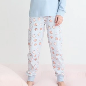Pijama manga larga ni&ntilde;a dibujo galletas