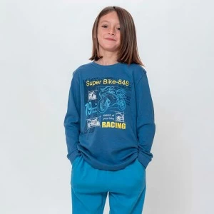 Pijama manga larga ni&ntilde;o algod&oacute;n