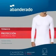 Camiseta manga larga termal interlock algod&oacute;n