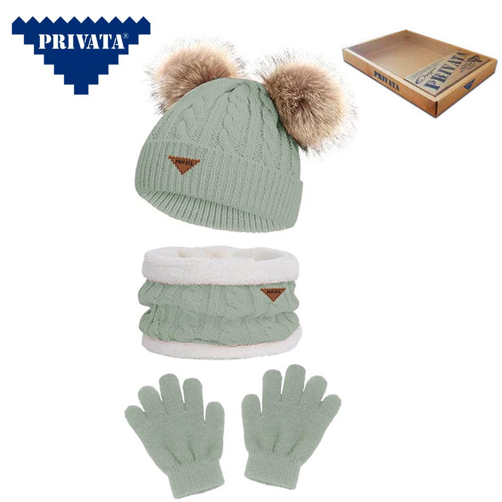 Conjunto gorro braga cuello y guantes