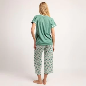 Pijama mujer viscosa pantal&oacute;n capri