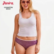 Braga mujer viscosa cintura encaje pack 2 brislip