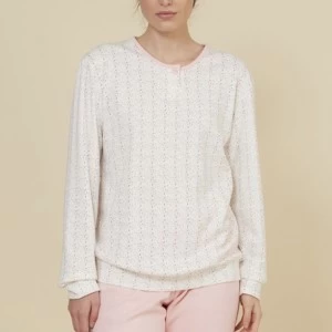 Pijama mujer cuello botones 