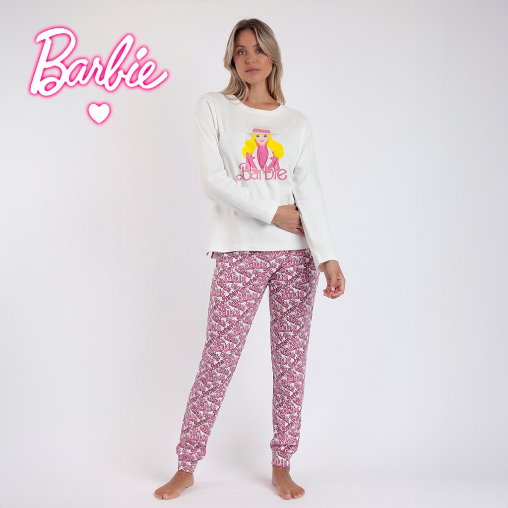 Pijama algodón mujer Barbie