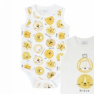 Body beb&eacute; tirantes algod&oacute;n pack 2