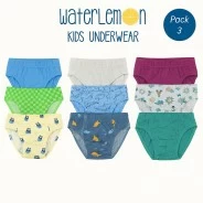 Slip ni&ntilde;o Algod&oacute;n 100% pack 3 surtidos