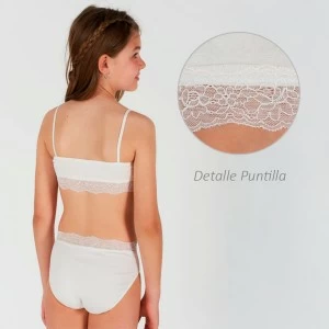 Conjunto infantil top y braga comuni&oacute;n