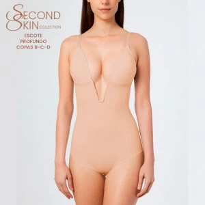 Body escote profundo y espalda baja secon skin