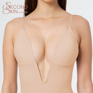 Body escote profundo y espalda baja secon skin