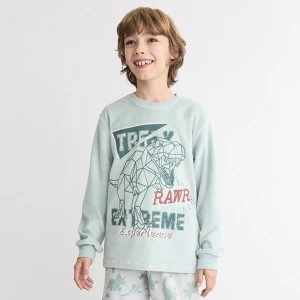 Pijama largo ni&ntilde;o estampado dinosaurios