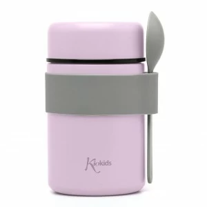 Termo papillero bebe con cuchara colecci&oacute;n lavanda