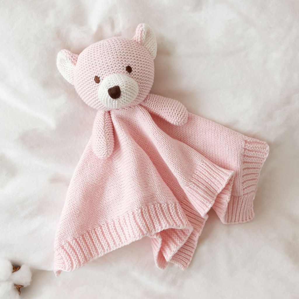 Dudu de algod&oacute;n 100% osito rosa en caja regalo