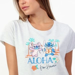 Pijama algod&oacute;n mujer estampado Stich