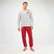 Pijama largo hombre rayas Harry Potter