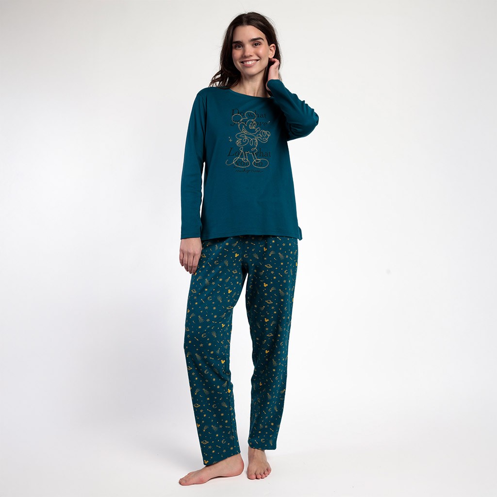 Pijama mujer estampado Mickey Mouse