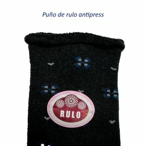 Calcet&iacute;n mujer pack 3 rizo interior pu&ntilde;o rulo 